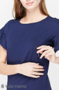 Блузка для вагітних і годування Rowena, темно-синій