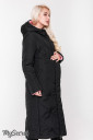 Зимове пальто для вагітних Tokyo (малиновий/чорний)