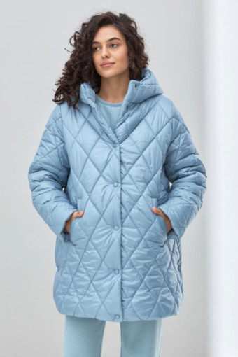 Зимова куртка для вагітних Akari, сіро-блакитний