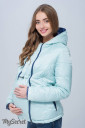 Демісезонна куртка для вагітних Floyd синій / м'ята