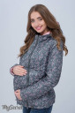 Демісезонна куртка для вагітних Floyd хакі / пудра