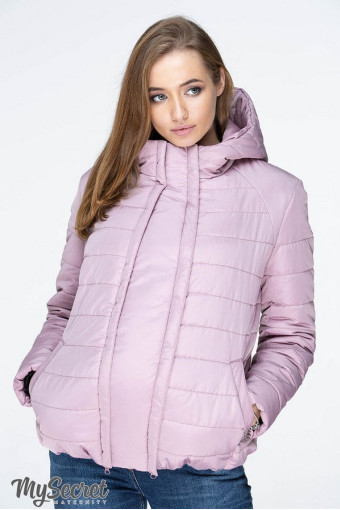 Демисезонная куртка для беременных Marais, серо-розовый