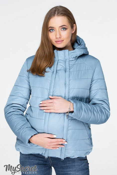 Демісезонна куртка для вагітних Marais, сіро-блакитний