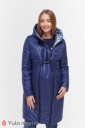 Зимове пальто для вагітних Kristin, синій металік із синім