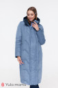 Зимове пальто для вагітних Tokyo, синій з блакитним