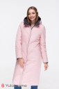 Зимове пальто для вагітних Tokyo, пудра з графітовим