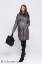 Пальто Kristin для вагітних, світло-м'ятний з сірим