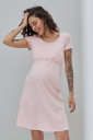 Сорочка в пологовий, для вагітних та годуючих Margaret, рожевий