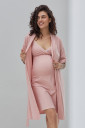 Халат для беременных и в роддом Paola пудрового цвета