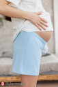 Пижама Janice для беременных и кормления, голубые звёзды на молочном фоне