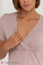 Нічна сорочка Alisa light для вагітних і годування, світлий капучіно