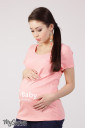 Футболка для вагітних Lilit i baby персиковий