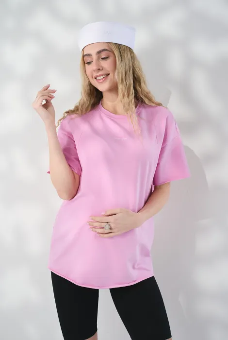 Базовая футболка Viva для беременных с секретом для кормления, лимонный