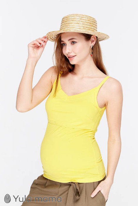 Майка для беременных и кормления May, желтый