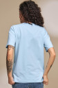Базовая футболка Muse для беременных с секретом для кормления, голубой