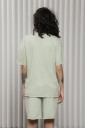 Костюм для вагітних футболка та шорти Mikaela, оливкового кольору