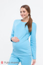 Теплый костюм для беременных и кормления Halle, голубой