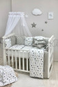 Комплект переменного детского постельного белья Baby Design, Stars