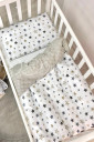 Комплект переменного детского постельного белья Baby Design, Stars