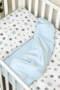 Сменный комплект постельного белья Baby dream, Звёздочки голубые