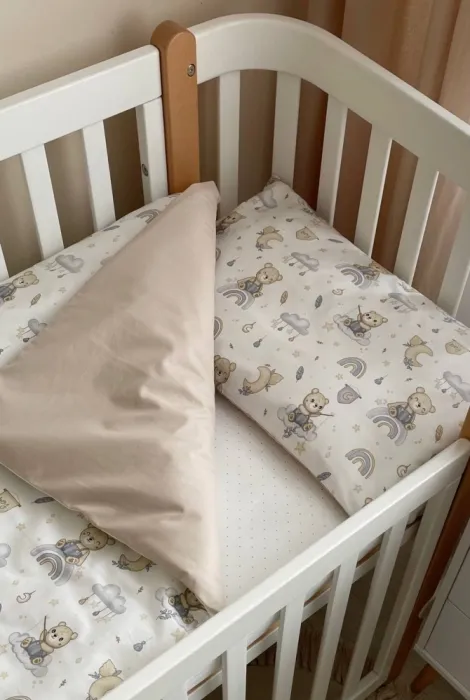 Змінний комплект постільної білизни Baby Mix, Ведмедик boy синій Змінний комплект постільної білизни Baby Mix, Ведмедик boy синій