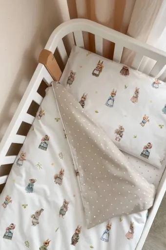 Комплект змінної дитячої постільної білизни Baby Mix, Дврянські пухнастики
