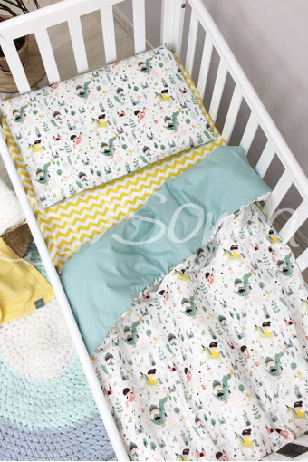 Комплект сменного детского постельного белья Baby mix, Рыцари