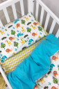Комплект сменного детского постельного белья Baby mix, Сафари