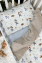 Сменный комплект постельного белья Baby Mix, Western голубой