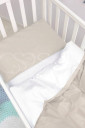 Комплект сменного детского постельного белья Универсальный, Капучино