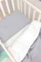 Комплект сменного детского постельного белья Универсальный, Серый