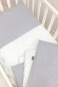 Комплект сменного детского постельного белья Универсальный, Серый