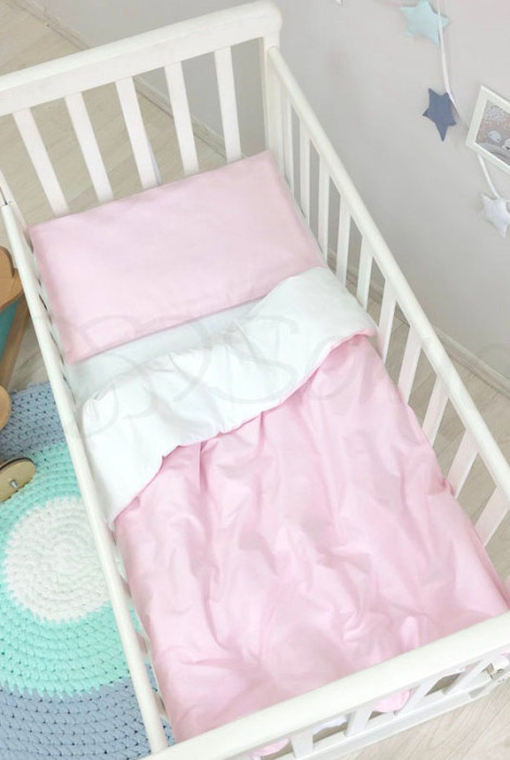 Комплект сменного детского постельного белья Универсальный, Розовый