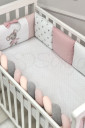 Комплект защитных бортиков в детскую кровать, Mous