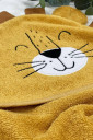 Махровое полотенце-уголок Львенок