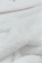 Махровое полотенце-уголок Зайка, белый