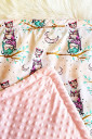 Конверт-одеяло Совушки, розовый