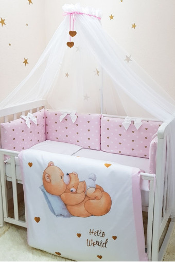 Комплект детского постельного белья с 7 предметов Happy Baby