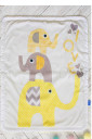 Детское одеяло Арт, Желтые слонята