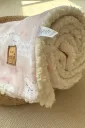 Утепленный плед с меха и муслина, кошки