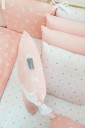 Комплект переменного детского постельного белья с 3 предметов Baby Design Premium, Кролики розовый