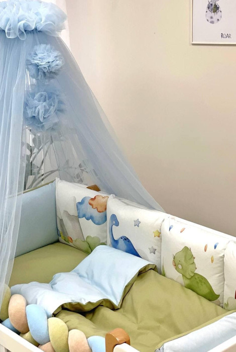 Комплект детского постельного белья з 6 предметов Art Design, Дино