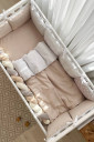 Полный комплект детского постельного белья с одеялом и подушкой и бортиками Art Design, Cutey