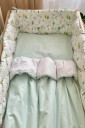 Повний комплект постільної білизни в дитяче ліжечко Baby Dream, ліс