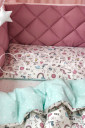 Комплект детского постельного белья из 6 предметов Baby Mix, Единорожки