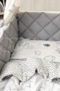 Комплект детского постельного белья из 6 предметов Baby Mix, Овечки