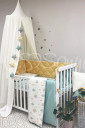 Комплект детского постельного белья из 6 предметов Baby Mix, Радуги