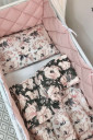 Комплект детского постельного белья из 6 предметов Baby Mix, Акварельные цветы