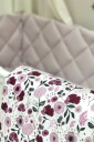 Комплект детского постельного белья из 6 предметов Baby Mix, Лила цветы