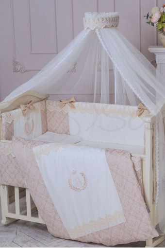 Комплект детского постельного белья с 7 предметов, De Lux